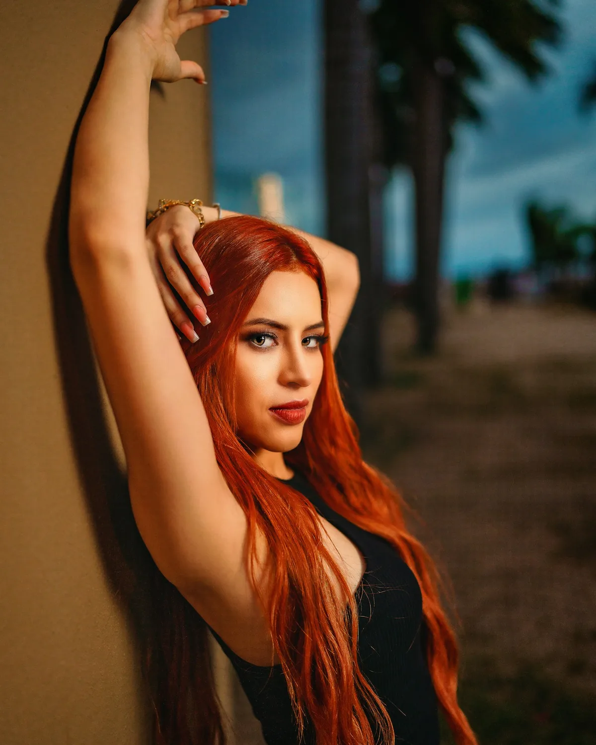 Rich copper hair color, Lake Orion hair color
