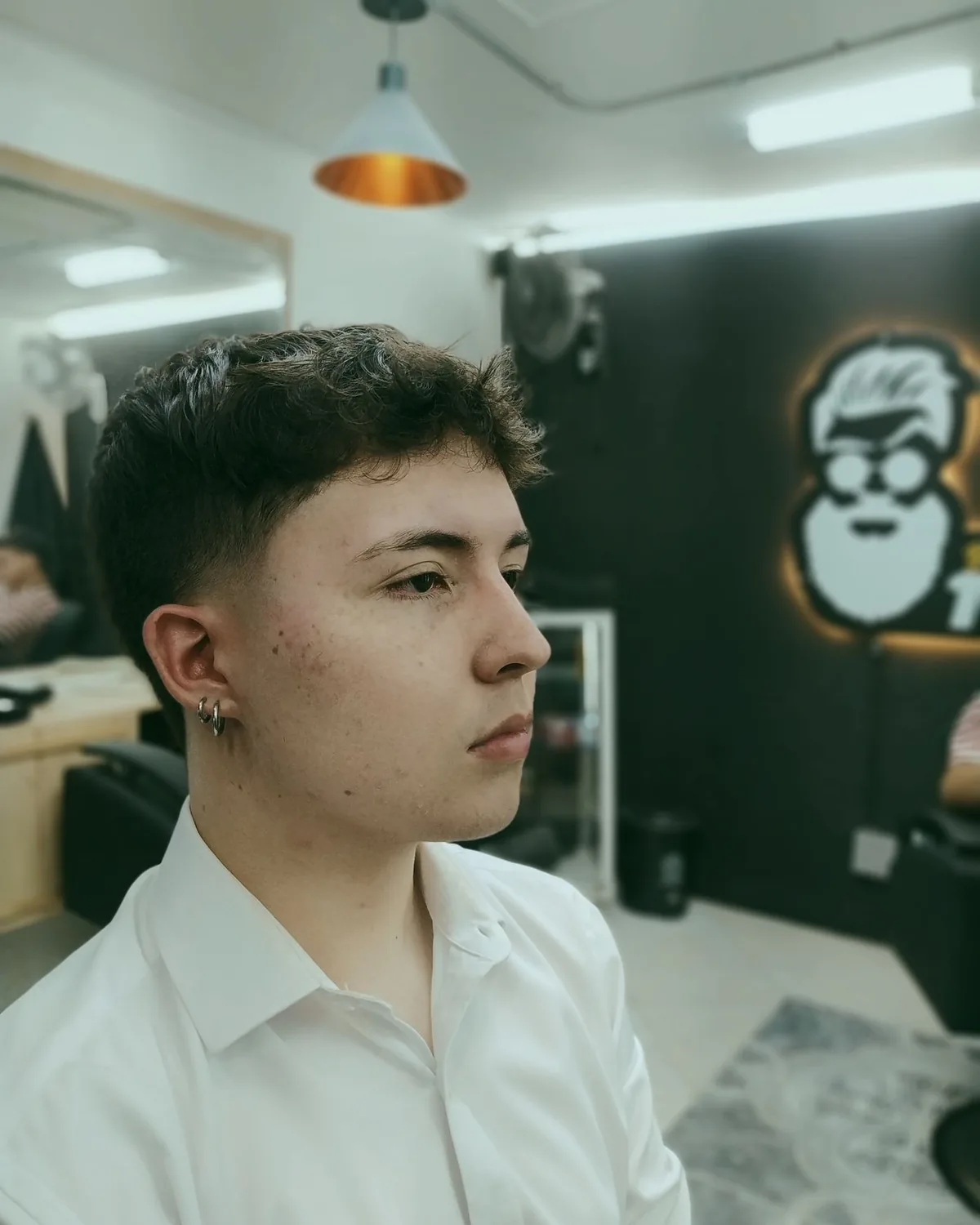 Clean men's haircut, Lake Orion hair stylist