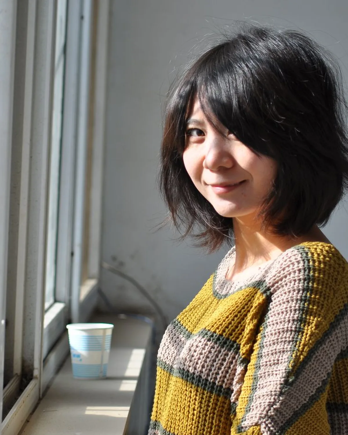 Short precision bob haircut, Lake Orion hair stylist